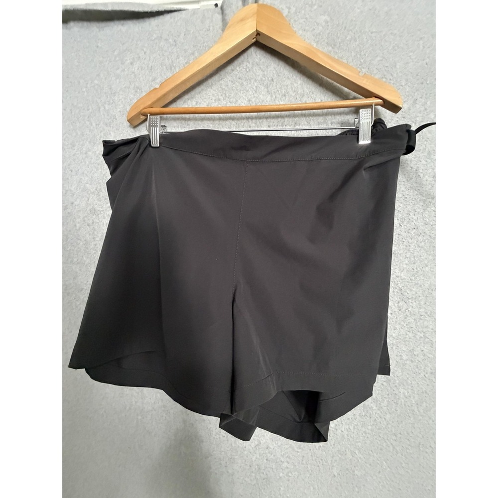 The North Face Skort Womens 20W Black Hiking Cargo‎ Wrap Built In Shorts